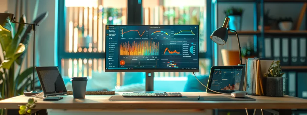 a a bright modern office desk 72c05107 5e09 441e 95eb 7956e90294b5