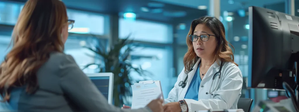 a a busy hospital administrator con eed8f636 f05f 44c1 b348 a2387bbc21cc