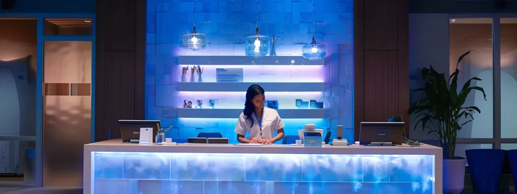 a a focused medical receptionist dili 02633841 9b85 4d73 ae1a 807266503b80