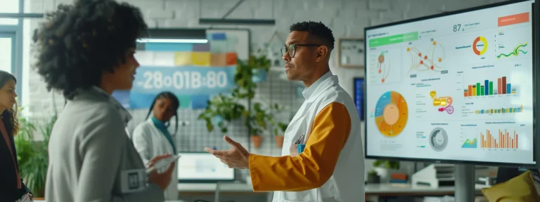 a vivid depiction of a bustling medical billing office, filled with advanced technology and dynamic professionals collaborating over colorful charts and graphs, symbolizing the complexity and precision of the 59 modifier in medical billing.